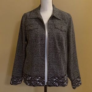 Coldwater Creek Zip Blazer